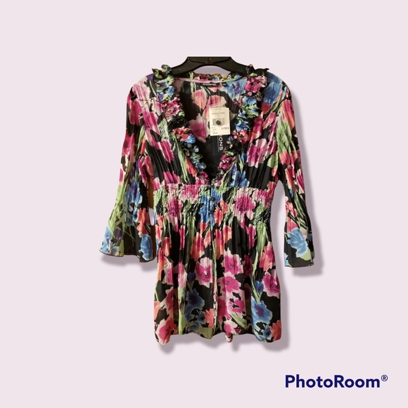 Notations Blouse - Picture 1 of 2